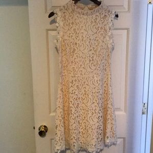 White lace dress